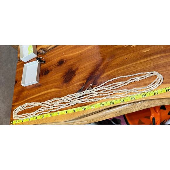 Vintage Necklaces Freshwater Rice Pearl Multi Strand Long Layered Lobster Clasp - Picture 4 of 12